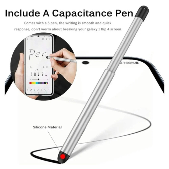 Samsung Galaxy Shockproof Case Z Flip 4 5G with S Pen Hinge Protection - Picture 2 of 7